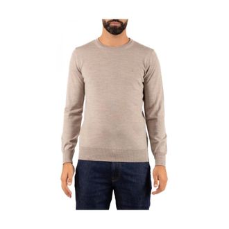 Brooksfield Truien & Vesten, Heren, Beige, M, Rondgebreide kleding