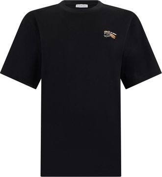 Burberry Black Crew Neck T-Shirt