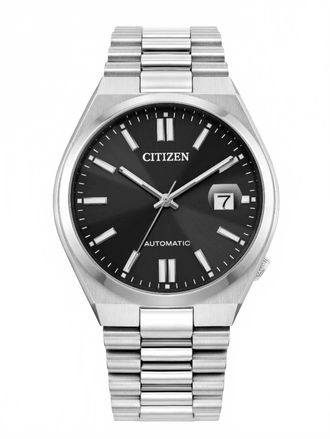 Citizen Unisex Tsuyosa Automatic Series 40Mm Stainless Steel Watch In Black