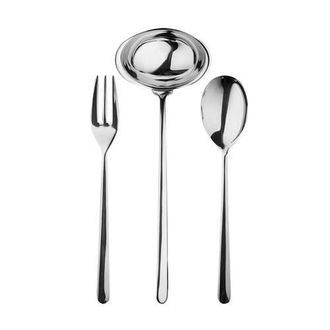 Mepra Linea Serving Set - 3 Pieces in Silver at Nordstrom