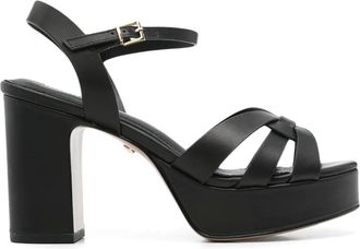 Lola Cruz 95 mm Aria sandalen - Zwart