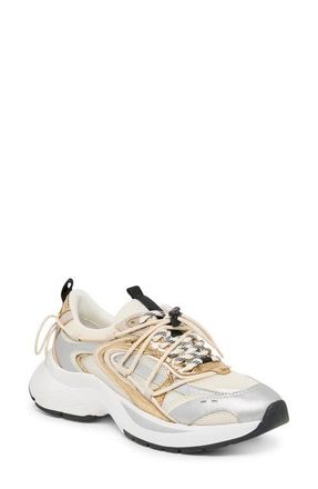 Dolce Vita Selmar Sneaker in Silver/Gold Leather at Nordstrom, Size 6.5