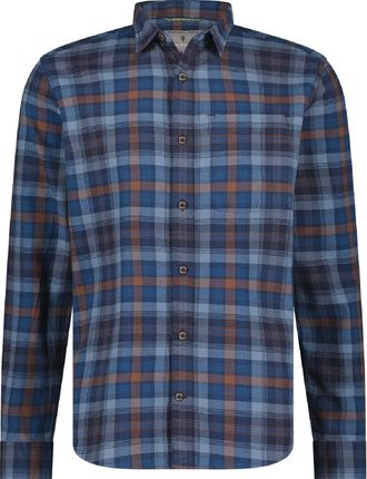 Royal Robbins Mens Lieback Organic Cotton Flannel Shirt Blue XXL