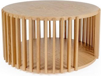 MR.WOOD Couchtisch Drum Natural ø 83 cm