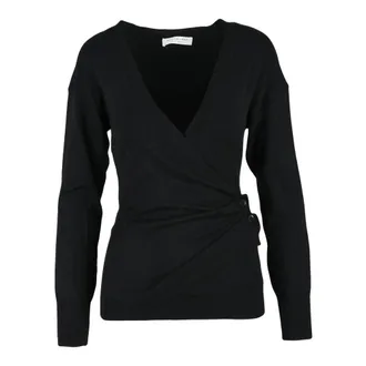 Philosophy di Lorenzo Serafini V-neck Knitwear, female, Black, XS, Maglia