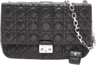 Dior Borsa a spalla Pre-owned New Lock Cannage in pelle - - Pre-owned - Donna - Nero - ONE SIZE