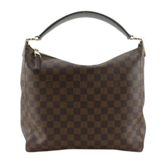 Louis Vuitton Pre-owned Portobello PM Damier Schoudertas - Dames - Pre-owned - Bruin - Maat: ONE Size