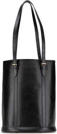 Louis Vuitton Black Pvc Leather Shoulder Bag Tote Bag (Pre-Owned)