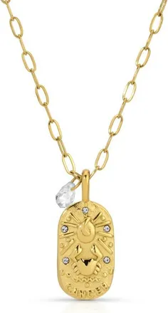 Kozakh Cielo Zodiac Pendant Necklace in Cancer/gold at Nordstrom