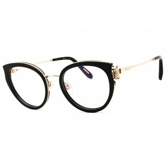 Chopard Ladies Black Cat Eye Eyeglass Frames VCH367S