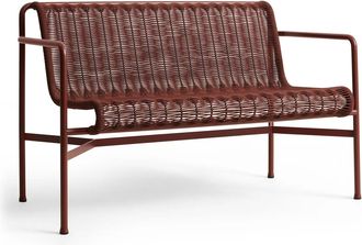 HAY Palissade Cord Dining Bench, iron red