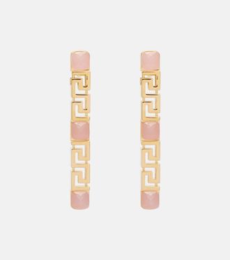 Versace Greca drop earrings