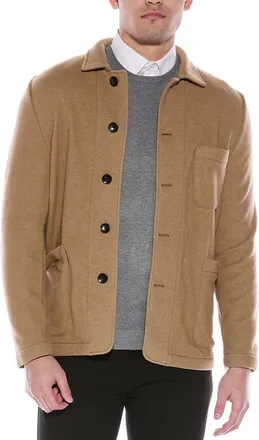 HUGO BOSS Boss Hugo Boss Wool-Blend Shirt Jacket