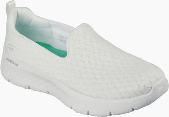 Skechers Womens Slip On Trainers - White - Size: 6.5