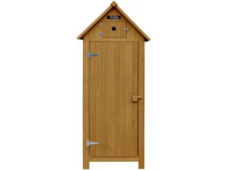 Habitat et Jardin Habitat Et Jardin - Armario Para Jardin Cabanon - 77 X 54.5 X 179 Cm - Marron
