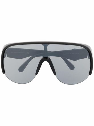 Moncler Phanthom oversized-frame sunglasses - unisex - Acetate - One Size - Black