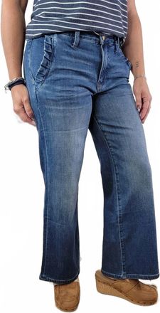 Kut from the Kloth Meg Wide Leg Jeans In Blue