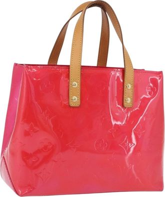 Louis Vuitton Reade Monogram Vernis Pink Patent_Leather Handbag (Pre-Owned)