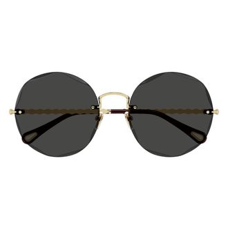 Chlo&eacute; Sunglasses Ch0254 S 001 Gold/Grey Women