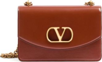 Valentino Garavani Brown Vain Shoulder Bag