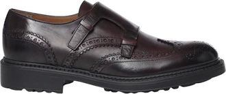 Doucal's Brogue Dubbele Gesp Monk Schoenen - Heren - Schoenen - Bruin - Maat: 41 1/2 EU Leer