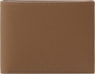 Loro Piana Mens Grained Leather Bifold Wallet