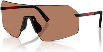 Prada PS B50S Zonnebril - Heren - Zonnebrillen - Zwart - 36 MM - Accessoires