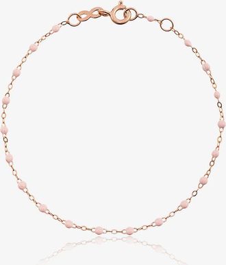 Gigi Clozeau 18K Rose Gold 17 CM Beaded Bracelet - Womens - Resin/18kt Rose Gold