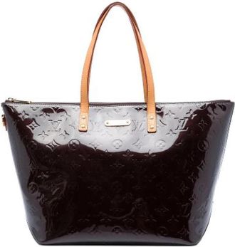 Louis Vuitton Pre-owned Bellevue Tote - Dames - Vintage Shopper - Paars - ONE Size - Leer - Vintage