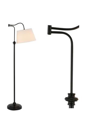 Jonathan Y Designs Jason 68.5 Metal Traditional Swing Arm LED Floor Lamp, Oil Rubbed Bronze at Nordstrom