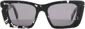 Prada Pre-owned Cat Eye-Frame Zonnebrillen - Dames - Vintage Accessoires - Zwart - ONE Size - Vintage