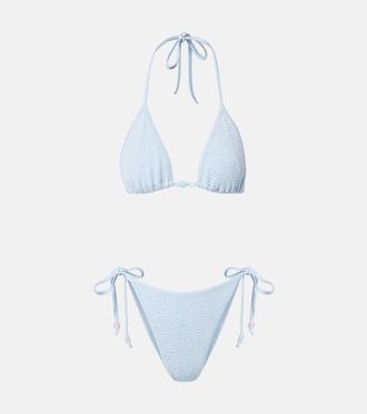 Hunza G Gina embellished bikini