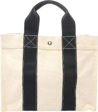 Herm&egrave;s Pre-owned Bora Bora PM Canvas Tote Bag - Dames - Vintage Shopper - Beige - ONE Size - Vintage