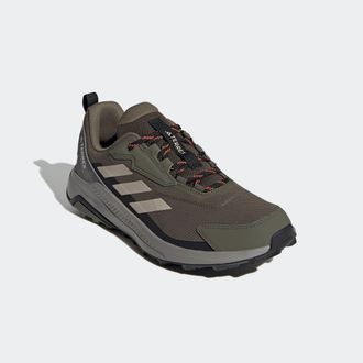 ADIDAS TERREX Wanderschuh ADIDAS TERREX TERREX ANYLANDER, Herren, Gr. 44,5, gr&uuml;n (olive strata, wonder beige, core schwarz), Textil, Schuhe Wanderschuh
