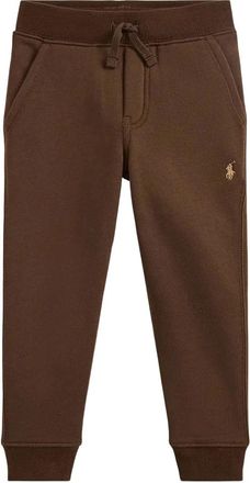 Polo Ralph Lauren Broek met logo van katoenmix - Heren - Sweatpants - Bruin - S - Katoen - Broeken