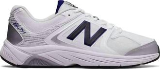 New Balance Men 847 V3 Walking Shoe In White/blue/gray