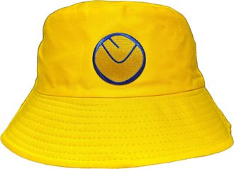 Generic Leeds Smiley Bucket Hat Yellow Adult Size