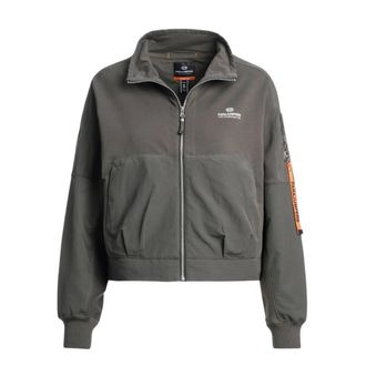 Parajumpers Jade Dark Mud Gret Sweatshirt Met Rits