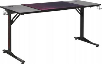 OEM Escritorio Para Juegos Zerokie Black Con Concentrador Usb Y Mesa Con Almohadilla