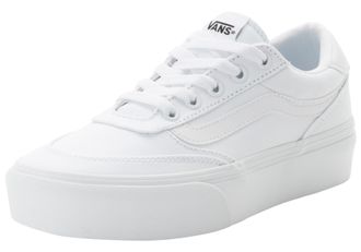Vans Sneaker VANS Brooklyn LS Platform, Damen, Gr. 41, www, canvas wei&szlig;, wei&szlig;, Textil, Schuhe Sneaker