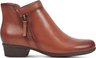 Rockport Womens Carlybootie In Tan/Cognac M