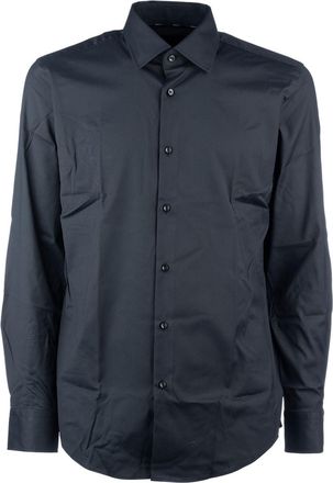 HUGO BOSS Camicia slim - Nero