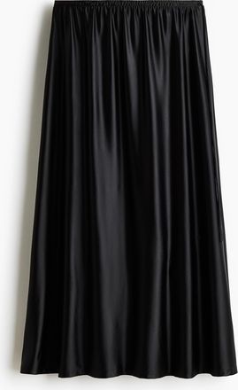 H&M Jupe mit Kordelzug - Schwarz