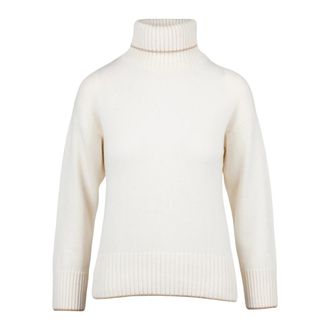 Eleventy Maglia Dolcevita - Dames - Truien - Wit - Maat: XS Kasjmier