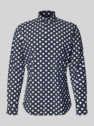 Jake*s Relaxed Fit Freizeithemd mit Kentkragen in Marine, Gr&ouml;&szlig;e 37/38