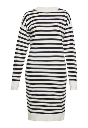 Usha Jurk Dames wit zwart