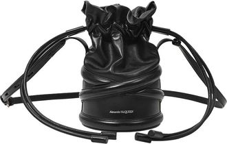 Alexander McQueen Alexander Mcqueen Black Calfskin Leather Soft Curve Bag, Never Carried (Authentic Pre-Loved)