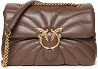 Pinko Love Bag Puff Large Butterfly Quilted Shoulder Bag