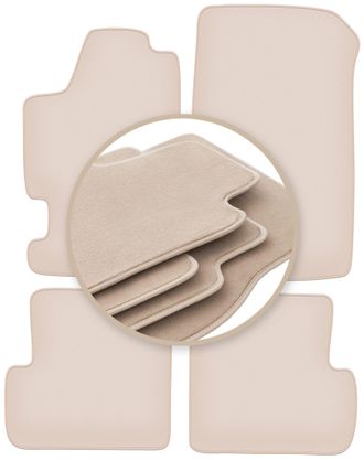 OEM Alfombrillas Beige Premium Para: Renault Laguna I Familiar, Liftback 1994-2001