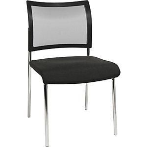 Topstar Silla Para Visitas Apilable 4 Patas Respaldo Reticulado